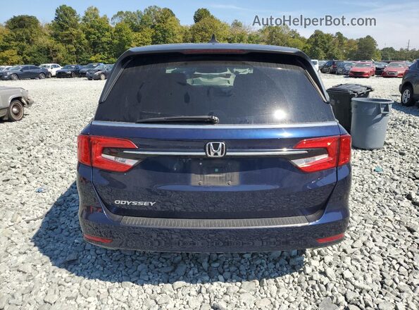 5FNRL6H72MB019725 2021 HONDA ODYSSEY Blue Rear view