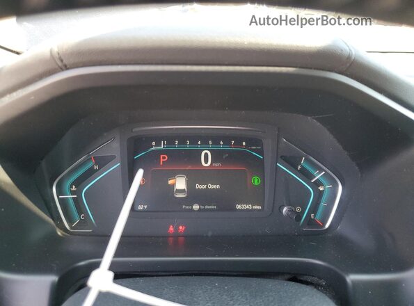 5FNRL6H72MB019725 2021 HONDA ODYSSEY Blue Instrument cluster view
