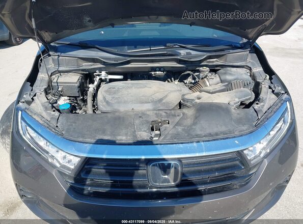 5FNRL6H72MB033477 2021 HONDA ODYSSEY Gray Rear view