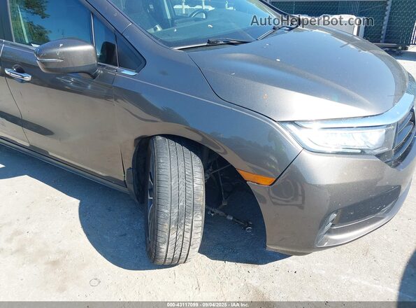 5FNRL6H72MB033477 2021 HONDA ODYSSEY Gray 