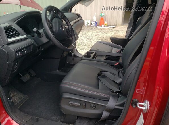 5FNRL6H72RB024625 2024 HONDA ODYSSEY Red Widok wnętrza z przodu