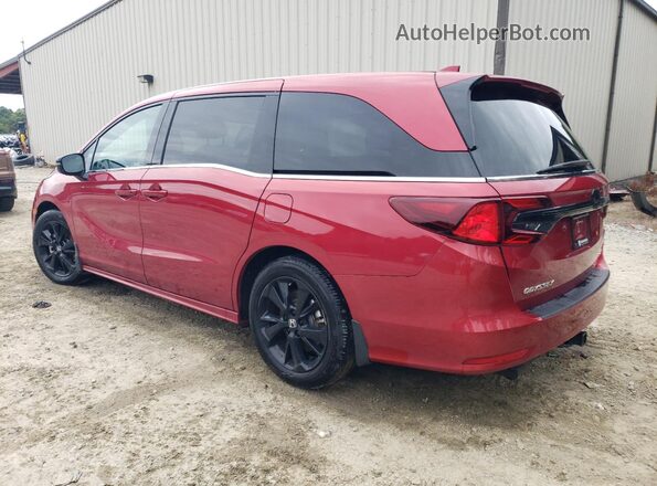 5FNRL6H72RB024625 2024 HONDA ODYSSEY Red Tył lewy