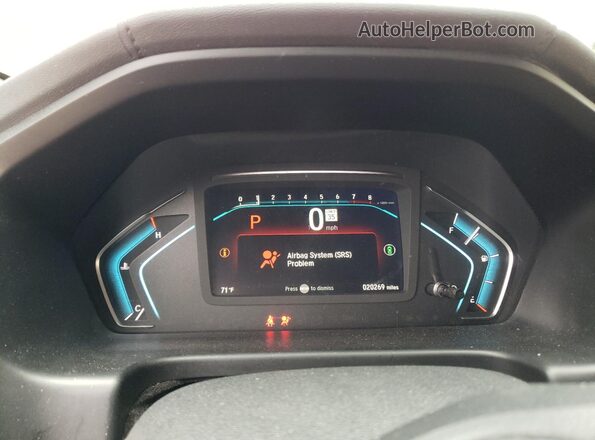 5FNRL6H72RB024625 2024 HONDA ODYSSEY Red Widok zestawu wskaźników