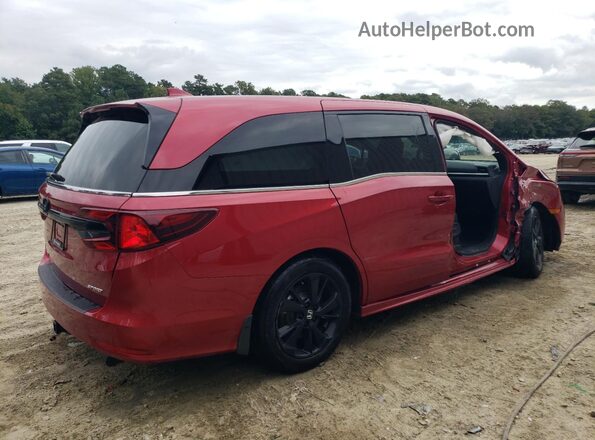 5FNRL6H72RB024625 2024 HONDA ODYSSEY Red Tył prawy