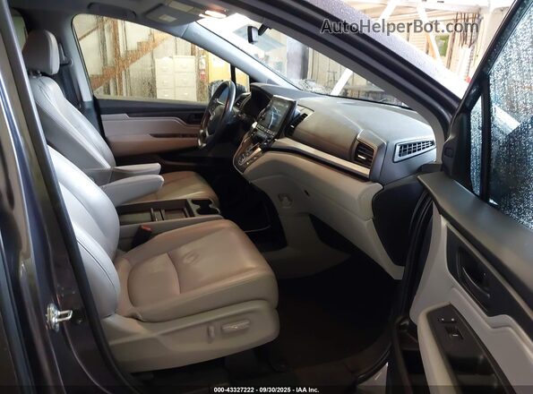 5FNRL6H73LB071587 2020 HONDA ODYSSEY Gray Widok wnętrza z przodu