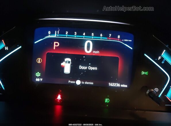 5FNRL6H73LB071587 2020 HONDA ODYSSEY Gray Widok tylnych siedzeń