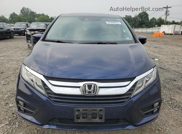5FNRL6H74JB020693 2018 HONDA ODYSSEY Blue 