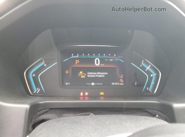 5FNRL6H74KB069409 2019 HONDA ODYSSEY Серый Вид щитка приборов