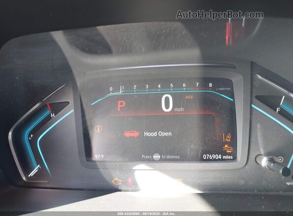 5FNRL6H75LB040700 2020 HONDA ODYSSEY Blue უკანა სავარძლების ხედი