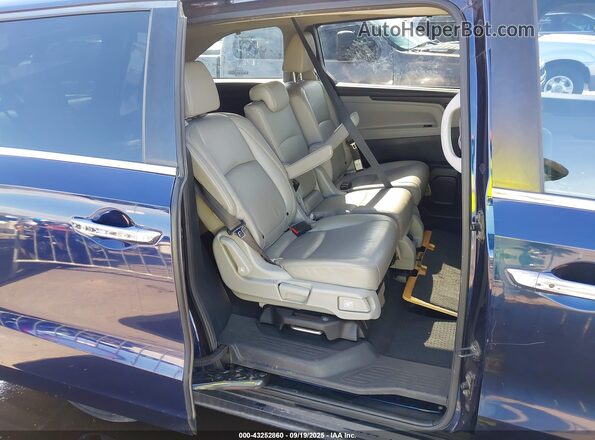 5FNRL6H75LB040700 2020 HONDA ODYSSEY Blue VIN კოდის სტიკერის ხედი