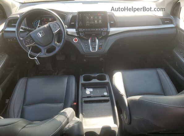 5FNRL6H75MB007195 2021 HONDA ODYSSEY White Առջևի վահանակի տեսք