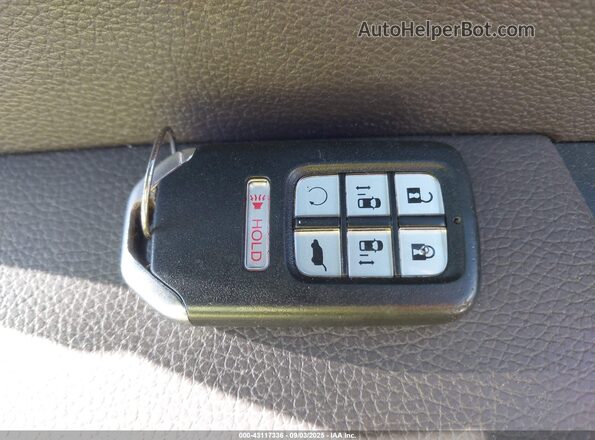5FNRL6H77LB003874 2020 HONDA ODYSSEY Gray წინა პანელის ხედი