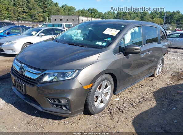 5FNRL6H77LB003874 2020 HONDA ODYSSEY Gray წინა მარცხენა ხედი სამი მეოთხედიდან
