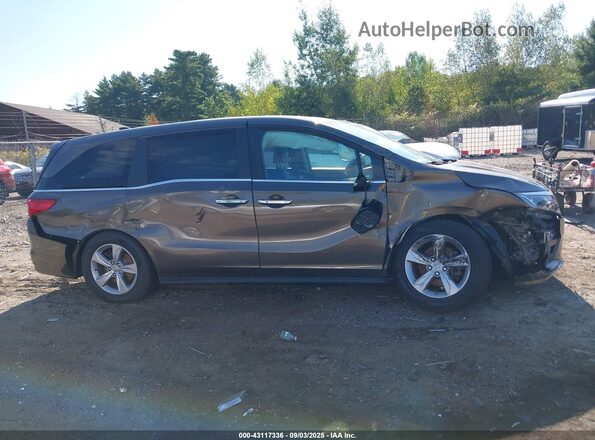 5FNRL6H77LB003874 2020 HONDA ODYSSEY Gray უკანა სალონის ხედი