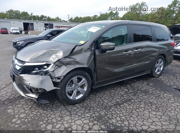 5FNRL6H77LB026765 2020 HONDA ODYSSEY Gray წინა ხედი