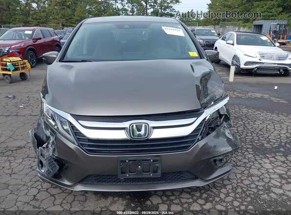 5FNRL6H77LB026765 2020 HONDA ODYSSEY Gray ხელსაწყოთა პანელის ხედი