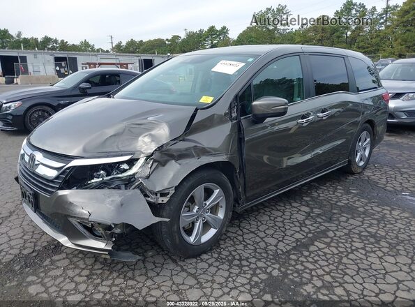 5FNRL6H77LB026765 2020 HONDA ODYSSEY Gray წინა მარცხენა ხედი სამი მეოთხედიდან