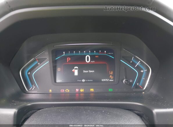 5FNRL6H77LB026765 2020 HONDA ODYSSEY Gray უკანა სავარძლების ხედი