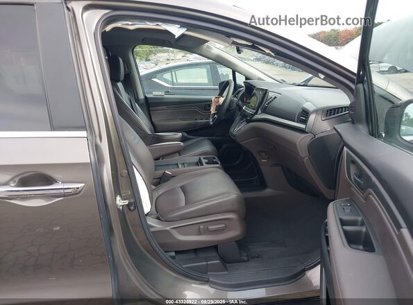 5FNRL6H77LB026765 2020 HONDA ODYSSEY Gray წინა სალონის ხედი