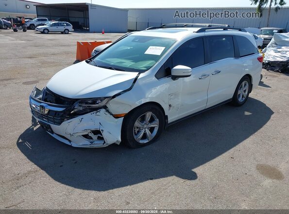 5FNRL6H77LB053187 2020 HONDA ODYSSEY White Przód lewy