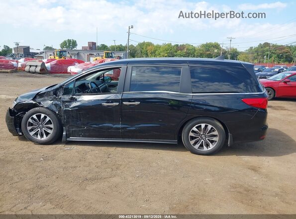 5FNRL6H77NB031211 2022 HONDA ODYSSEY Black Vista interior de 360 grados