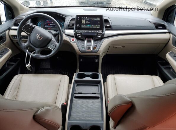 5FNRL6H78MB003061 2021 HONDA ODYSSEY Burgundy Dashboard view
