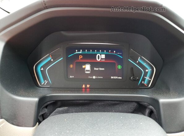 5FNRL6H78MB003061 2021 HONDA ODYSSEY Burgundy Instrument cluster view