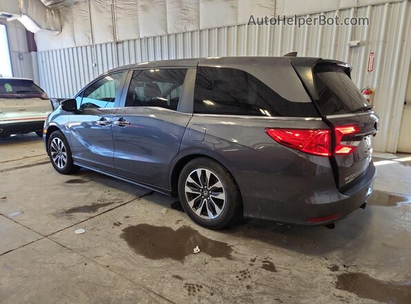 5FNRL6H79MB028468 2021 HONDA ODYSSEY Gray Trasero izquierdo