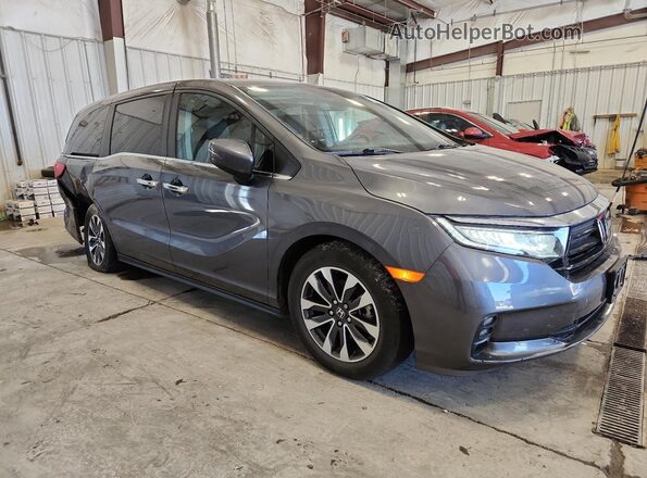 5FNRL6H79MB028468 2021 HONDA ODYSSEY Gray Delantero derecho