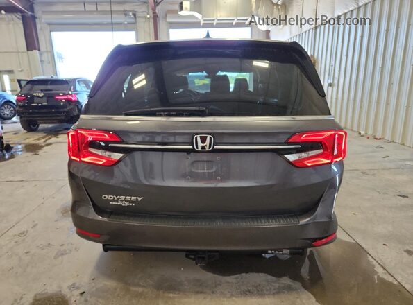 5FNRL6H79MB028468 2021 HONDA ODYSSEY Gray Vista trasera