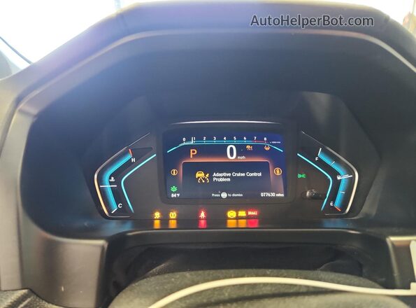 5FNRL6H79MB028468 2021 HONDA ODYSSEY Gray Vista del cuadro de instrumentos