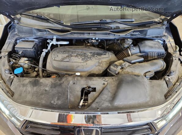 5FNRL6H79MB028468 2021 HONDA ODYSSEY Gray Vista del compartimento del motor
