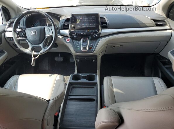 5FNRL6H7XLB006512 2020 HONDA ODYSSEY Silver Dashboard view
