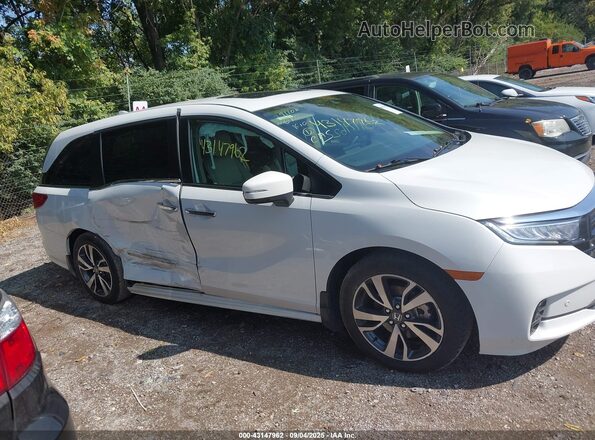 5FNRL6H80MB001992 2021 HONDA ODYSSEY White Vista interior trasera
