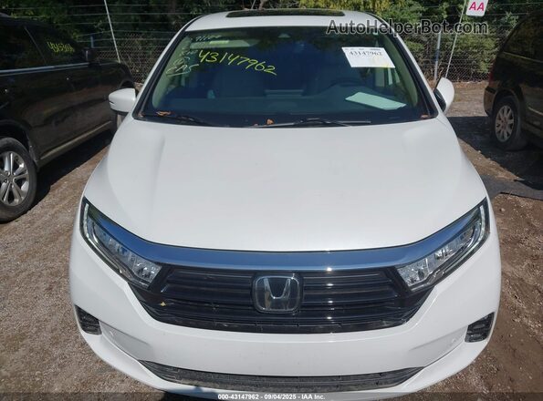 5FNRL6H80MB001992 2021 HONDA ODYSSEY White Vista del cuadro de instrumentos