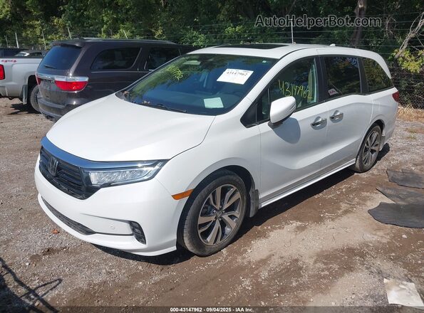 5FNRL6H80MB001992 2021 HONDA ODYSSEY White Vista tres cuartos delantera izquierda