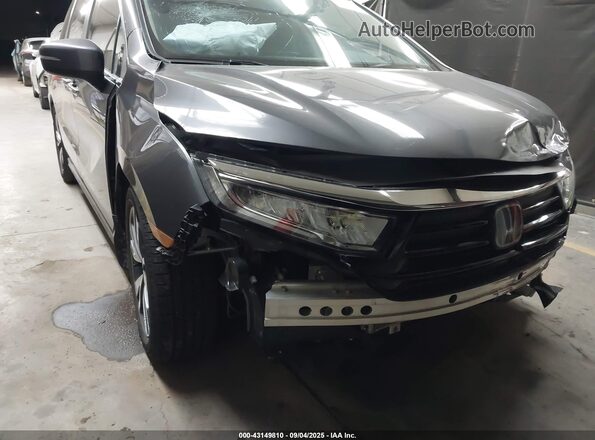 5FNRL6H80MB021479 2021 HONDA ODYSSEY Gray წინა ხედი