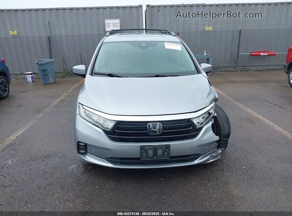 5FNRL6H84MB039466 2021 HONDA ODYSSEY Gray Widok zestawu wskaźników