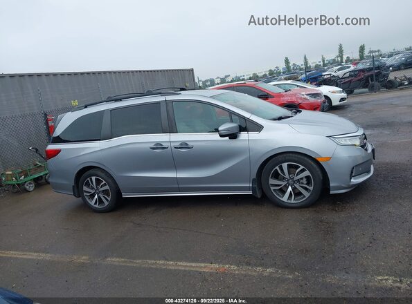 5FNRL6H84MB039466 2021 HONDA ODYSSEY Gray Widok wnętrza z tyłu