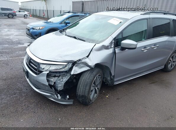 5FNRL6H84MB039466 2021 HONDA ODYSSEY Gray Widok z przodu