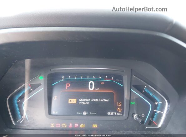 5FNRL6H86LB034932 2020 HONDA ODYSSEY Gray Widok tylnych siedzeń