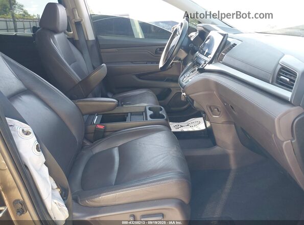 5FNRL6H86LB034932 2020 HONDA ODYSSEY Gray Widok wnętrza z przodu