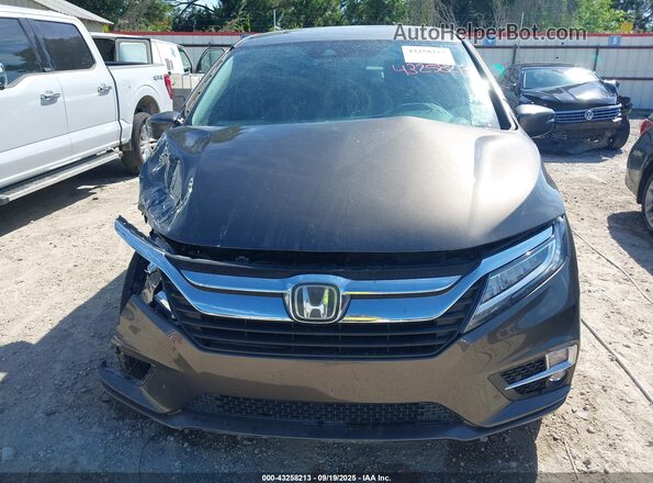 5FNRL6H86LB034932 2020 HONDA ODYSSEY Gray Widok wnętrza z tyłu