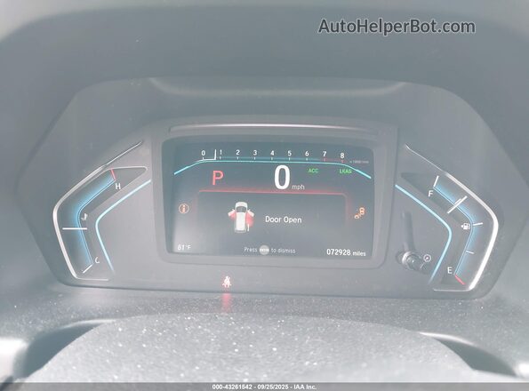 5FNRL6H87LB015158 2020 HONDA ODYSSEY Gray Widok tylnych siedzeń