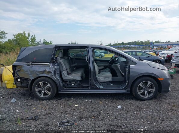 5FNRL6H87LB015158 2020 HONDA ODYSSEY Gray Widok wnętrza z tyłu