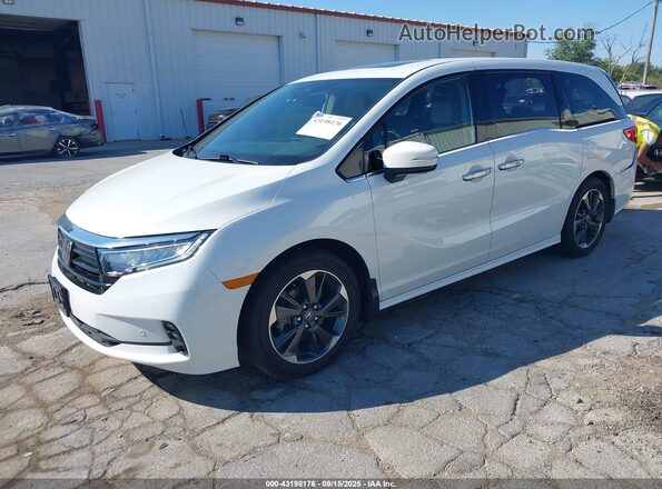 5FNRL6H90NB012422 2022 HONDA ODYSSEY White Передня ліва чверть