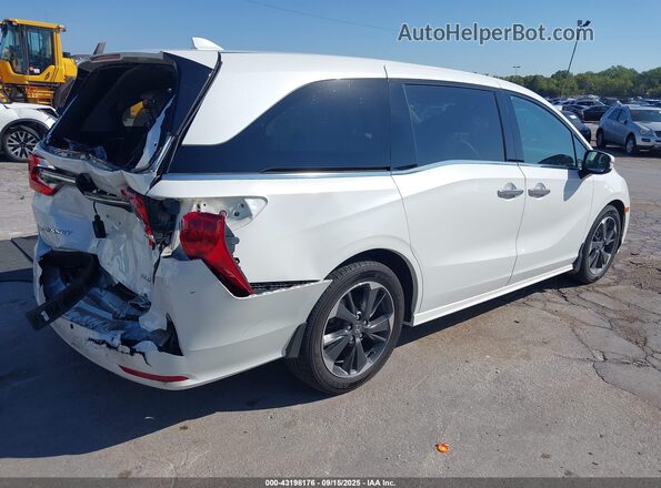 5FNRL6H90NB012422 2022 HONDA ODYSSEY White Задня права чверть
