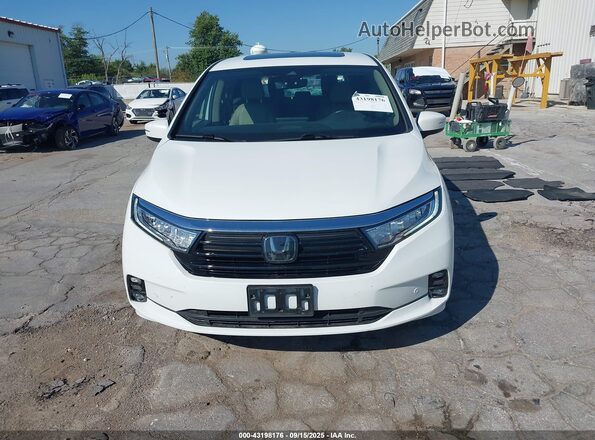 5FNRL6H90NB012422 2022 HONDA ODYSSEY White Вид щитка приладів