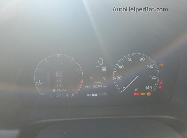 5FNRL6H91SB062886 2025 HONDA ODYSSEY Синий Вид щитка приборов