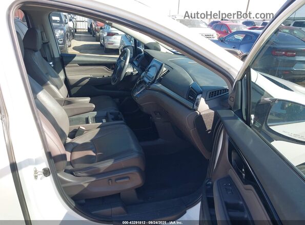 5FNRL6H9XLB028088 2020 HONDA ODYSSEY White Widok wnętrza z przodu